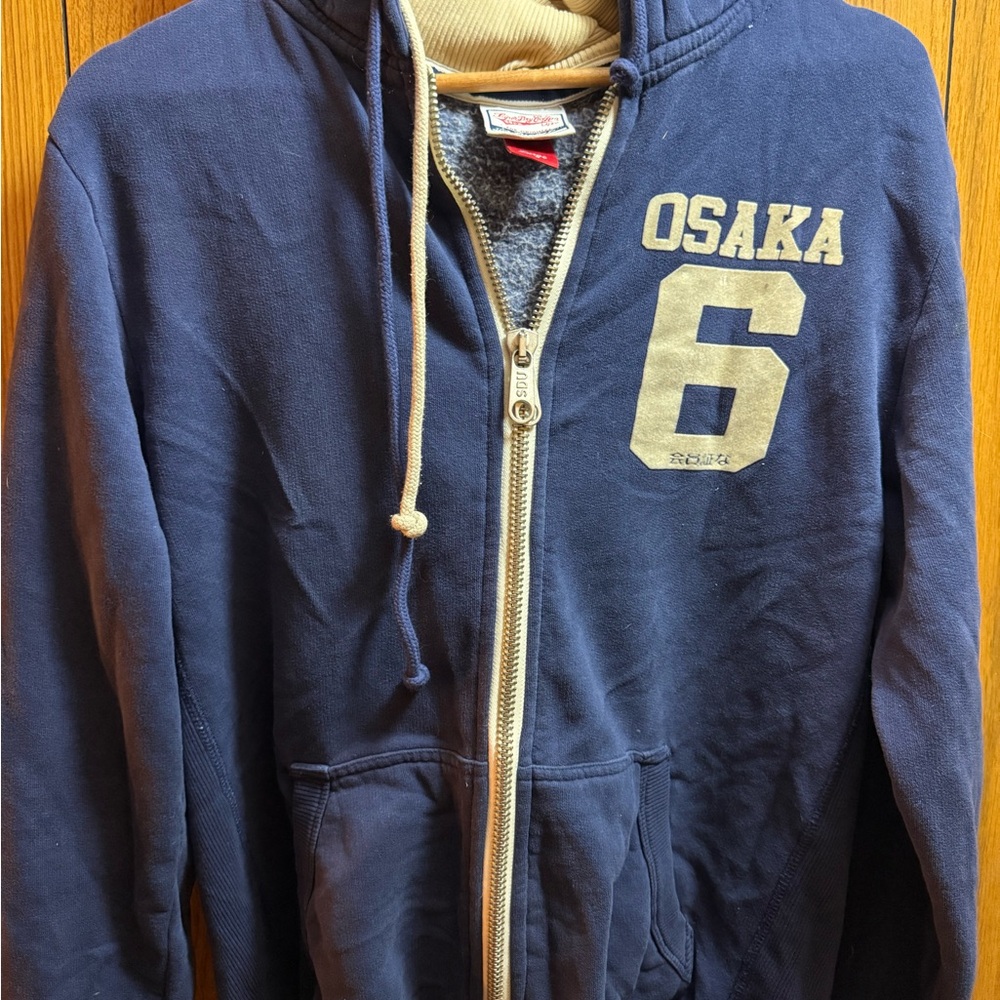 Superdry Osaka Blue Zip-Up Sweater